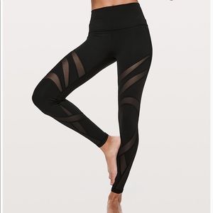lululemon tech mesh leggings size 6